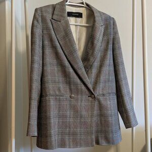 Zara Oversized Houndstooth Blazer